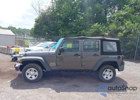 2017 Jeep Wrangler Unlimited Sport 4X4 from USA, damaged, VIN 1C4BJWDG7HL536793